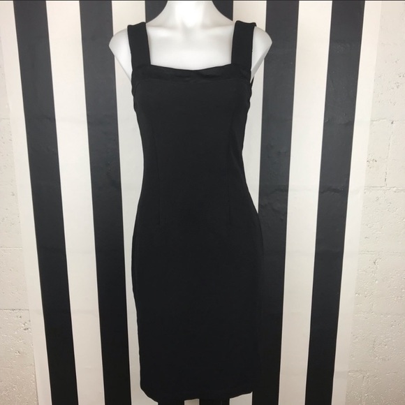 Ivoire De Laurence Black Vintage Dress Sz 2 - Picture 1 of 6